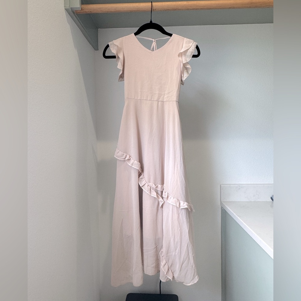 Joyfolie Ruffle Sleeve Dress